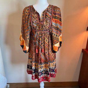 Anthropologie Bohemian Mini Dress